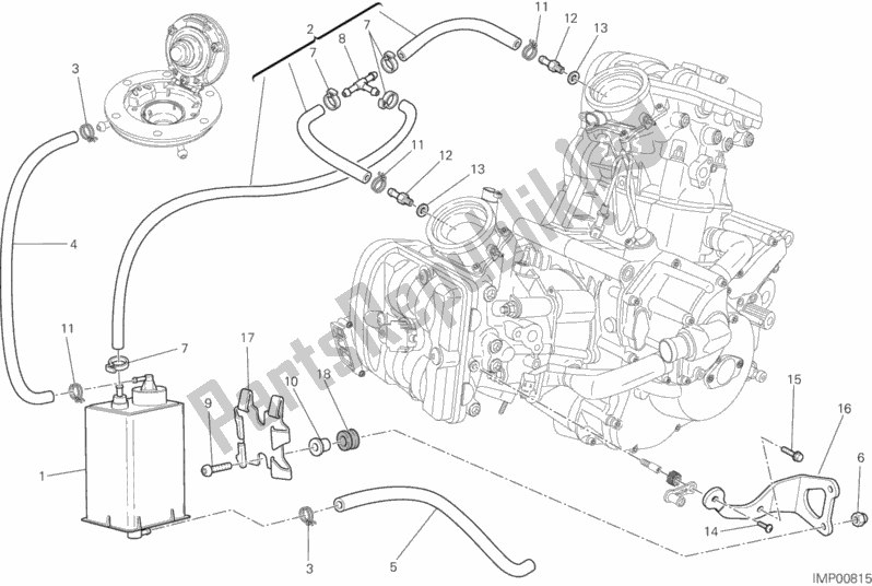 Toutes les pièces pour le Filtre à Cartouche du Ducati Multistrada 1200 S GT USA 2014
